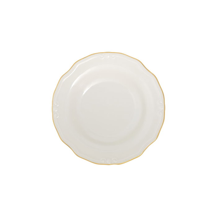 Hermia Juego de Cena Altın Yaldız Tiffany 53 YTKM Blanco y Dorado Hermia Juego de Cena Altın Yaldız Tiffany 53 YTKM Blanco y Dorado